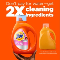 Tide Plus Boost of Ultra Downy Liquid Laundry 148 Fl Oz (Pack 1)