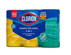3 Pack – Disinfecting Wipes, Bleach Free Cleaning, Multi-Surface Wipes