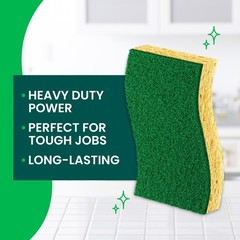Scotch-Brite Heavy Duty Scrub Sponge 6 Count Dish Cleaning Sponges