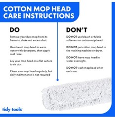 Tidy Tools Commercial Dust Mop & Floor Sweeper, 36 in. Dust Mop for Hardwood….