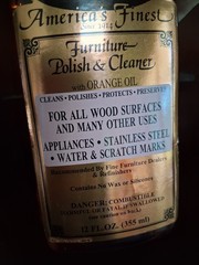Milsek Furniture Polish and Cleaner with Lemon & Orange Oil Two 12 Oz Bottles