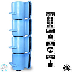 ETL 800-1000 CFM Air Mover Blower Water Damage Restoration Carpet Dryer 1/4 HP