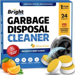 Garbage Disposal Cleaner and Deodorizer Tablets – 24 Pack, XL