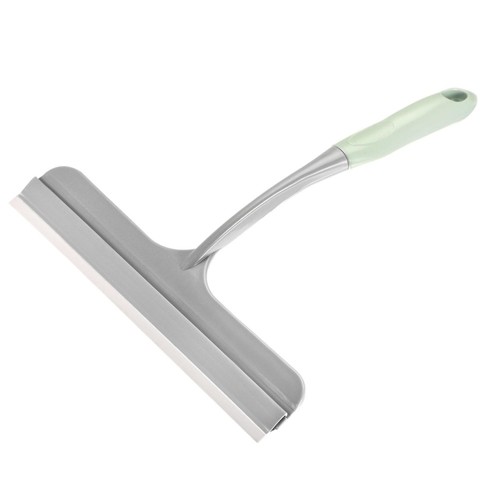 Shower Squeegee Glass Wiper with Hanging Hole Blue