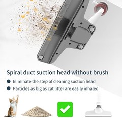 Lightweight Corded Stick Vacuum Cleaner with 12000Pa Suction