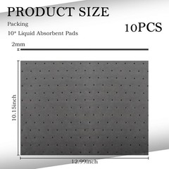 Reusable Oil Absorbent Pads – 12.99×10.15 Inches, Ideal for Coolants and Oils