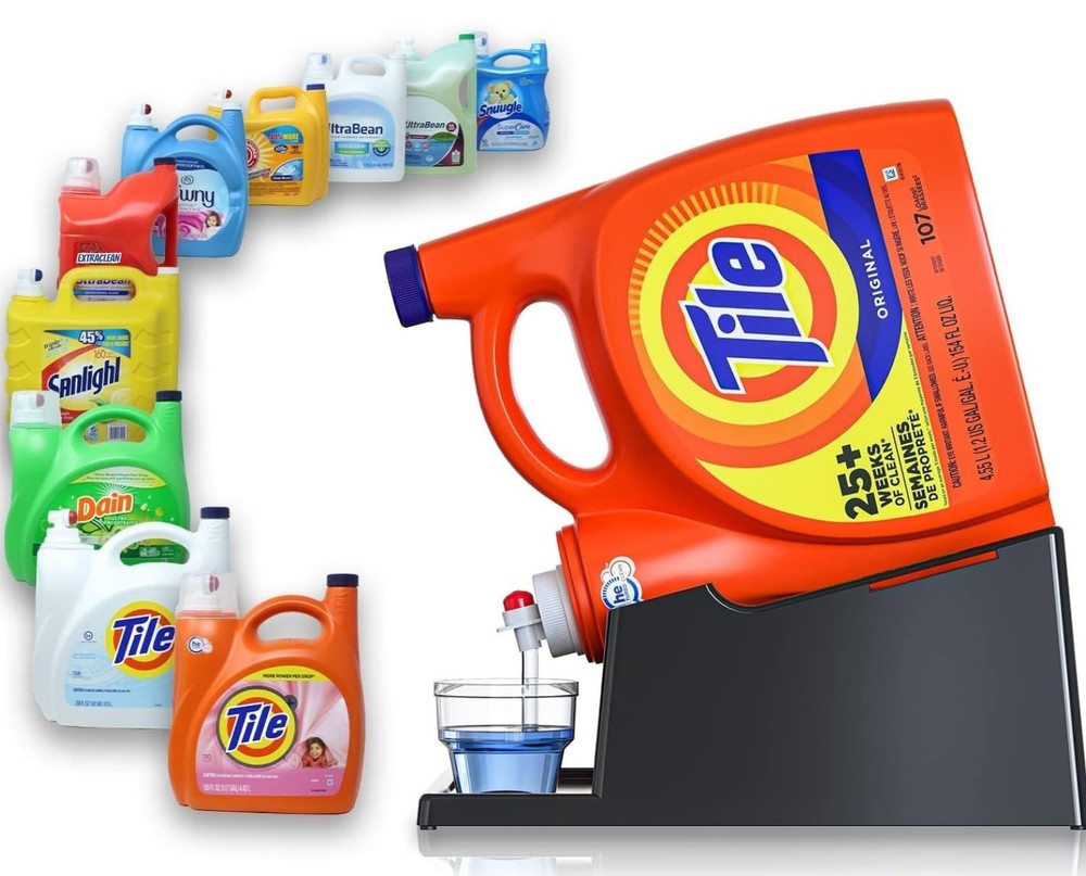 Skywin Tidyfriend Liquid Laundry Detergent Holder Stand Drip Tray Rubber-Grip