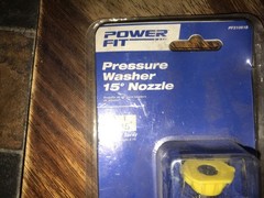 NIP PowerFit Pressure Washer 15 Degree Nozzle 15-Degree PF31061B for Gas Washers
