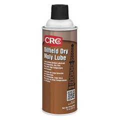 Crc Oilfield Dry Molylube, Dry Film Lubricant, 11 oz, Aerosol Can, Molybdenum,