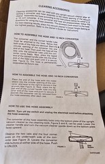 Commercial Upright vacuum hose attachment set HS60 by Homesource for sanitaire