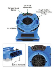 B-Air Air Mover | Variable Speed | 2.0 Amps | 950 CFM