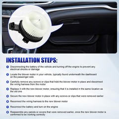 Lcwrgs Ac Blower Motor Fan Fits For Honda Crv Cr-V Civic Accord Acura Rdx Ilx