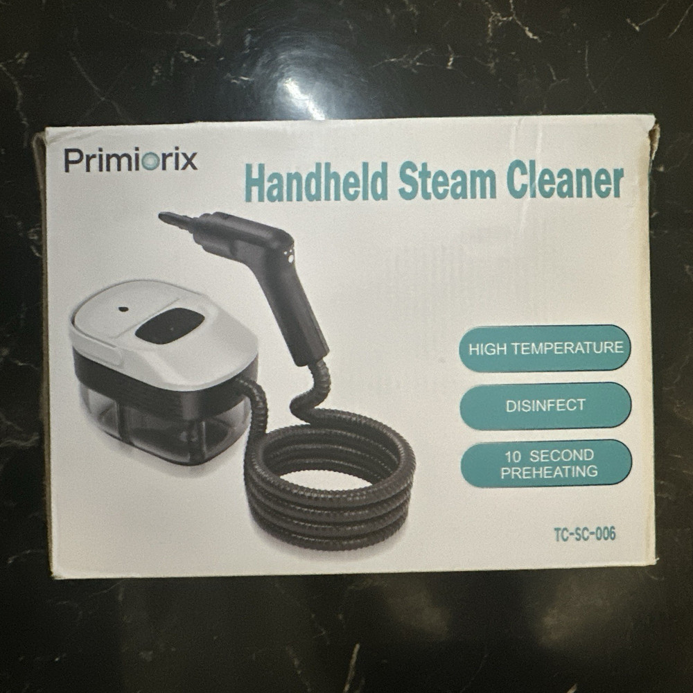 Primiorix Handheld Steam Cleaner TC-SC-006 110V 2500W 1600mL High Temp