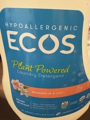 ECOS Hypoallergenic Liquid Laundry Detergent, Magnolia & Lily, 225 Ounce