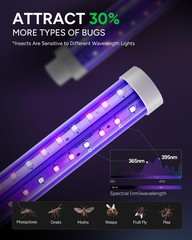 Buzbug LED Bug Zapper Indoor Outdoor 50000Hrs Dual Band MO008C