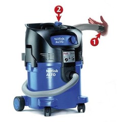 Nilfisk 302004229 Contractor, Shop Vacuum, 8 Gal, Standard, 135 Cfm, 1 1/2 Hp