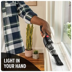 Dirt Devil Grab and Go+ 8V Cordless Handheld Vacuum Cleaner, Powerful Black