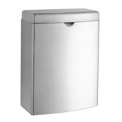 Bobrick – Stainless Sanitary Napkin Receptacle, 1 Each Silver