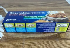 Reynolds Kitchens Large Oven Bags 16×17.5″ 6 Pack BPA Free Cooking Roast