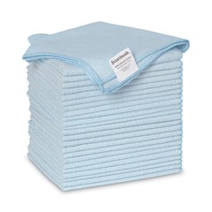 Boardwalk 16BLUCLOTHV2 16 in. x 16 in. Microfiber Cloths – Blue (24/Pack) New