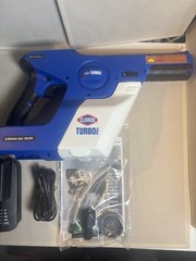 Clorox Turbo Pro Electrostatic Sprayer Kit 16.8V w/ Case Charger Cable Manual