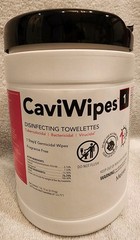 CaviWipes1 13-5100 Metrex Surface Disinfectant Wipes 160Ct, EXP 2027-10-01