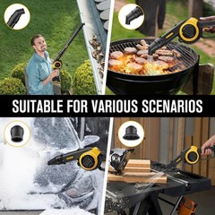 EWORK Small Leaf Blower Cordless 20V Mini Leaf Blower 130CFM/200MPH with Batt…