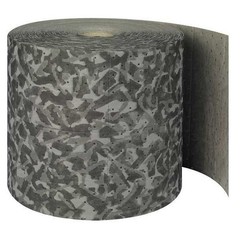 Brady Bm15 Sorbent Roll, 26 Gal, 15 In X 150 Ft, Universal, Gray, Polypropylene