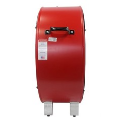 Maxx Air Bf36dd Red Barrel Air Circulator Fan, Mobile Mount, 36 In Blade Dia,