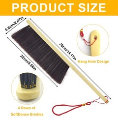 Hiqu And Hist 2 Piece Wooden Hand Broom Dust Brushbench Brushessoft Bristles