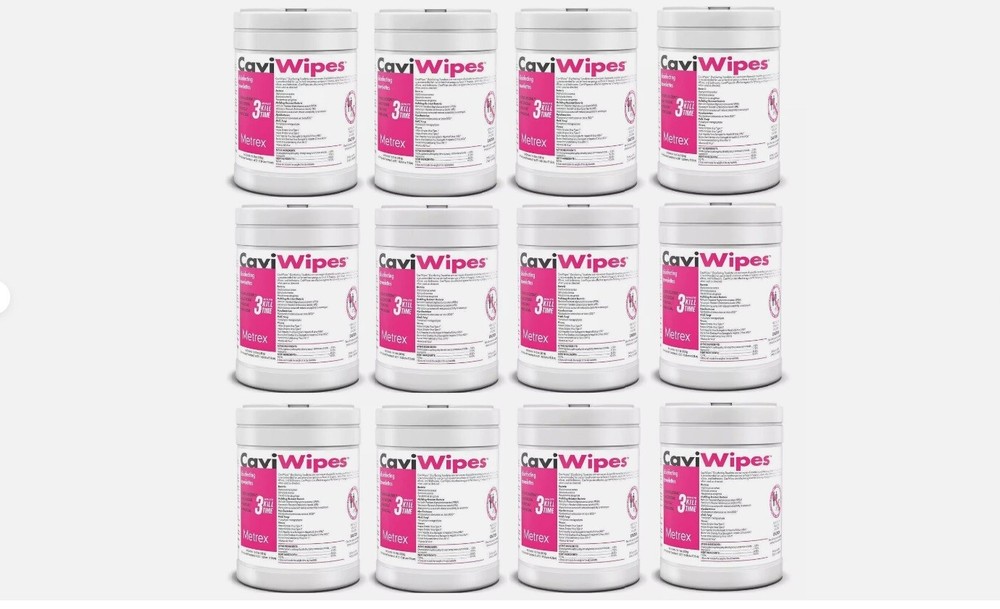 Metrex 13-1100 CaviWipes Canister – 160 Wipes