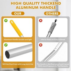 Commercial Mop Heavy Duty Industrial Mop- 3 Extra Large Cotton Looped Heads, …
