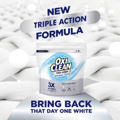 OxiClean Triple Action White Revive Laundry Whitener and 64 Ounce (Pack of 1)