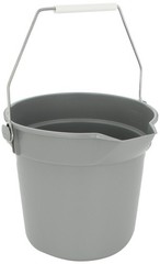 Impressions IMP5510 Heavy Duty Bucket 10 Quart Gray