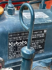 2019 BROCE RIDE ON SWEEPER MODEL BW-260, KUBOTA DIESEL