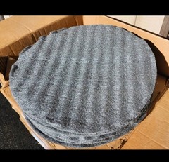 Steel Wool Floor Buffer Pads 20in 09 Pack Elephant Brand Texsteel Tuf