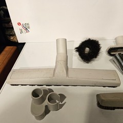 Universal Vacuum Cleaner Attachment Set 8-Piece Gray Black Multi-Surface Tools *