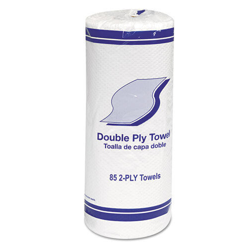 GEN 1797 11 in. x 7.8 in. 2-Ply Kitchen Roll Towels – White (30 Rolls/CT) New