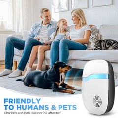 Asukin 2026 Upgraded Ultrasonic Insect Pest Indoor Repeller – Stronger Driving