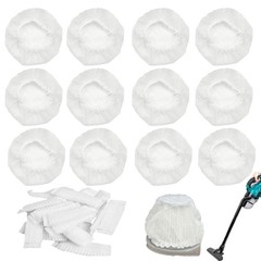 UtySty 100 Pack Hand Vacuum Filter Cover 10*7 cm/3.94*2.76 in, White