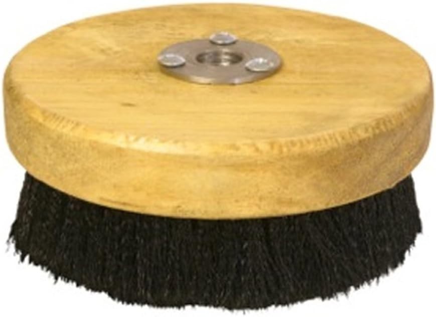 5” Wood Block Brush – Carpet & Upholstery Shampoo Tool for Rotary Buffers
