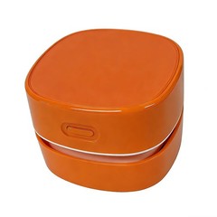 Vishui Mini Desk Vacuum Cleaner, Rechargeable Cordless Handheld Crumb Orange