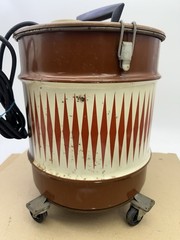 Vintage Original Shop-Vac Wet Dry Model 5 Gal USA Brown Metal Can Model 222 MCM