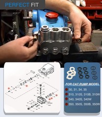 New Seal Kit Fits For Cat Pump Model 30 31 34 35 310 340 350 310B 310S 30623