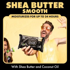 DUDE Wipes Shea BUTTer Flushable – 48 Count (Pack of 3), White