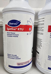 2 Bottle Diversey 95891789 Spitfire 21 RTU Power Cleaner NoSprayer Refill Only