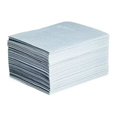Pig Mat215 Sorbent Pad, 22 Gal, 15 In X 20 In, Oil, White, 200 Pk