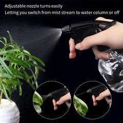 SUPERLELE Spray Bottles 7pcs 8oz Empty Plastic 8oz, Transparent Color