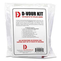 Big D 169 Industries D’vour Powder All Inclusive Clean-up Kit (6/Carton) New