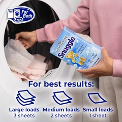 Snuggle Fabric Softener Dryer Sheets, Blue Sparkle 230 Count (Pack of 1)